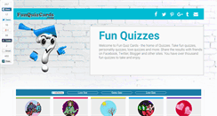 Desktop Screenshot of funquizcards.com