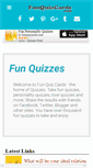 Mobile Screenshot of funquizcards.com
